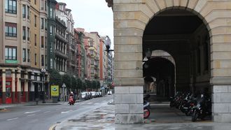 Calle Marqu�s de San Esteban, en Gij�n