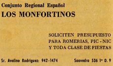 Unha da tarxetas de presentaci�n con que se anunciaba o grupo