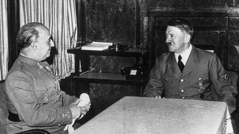 Hitler, durante la histrica reunin con Franco en Hendaya de la que acaban de cumplirse 85 aos