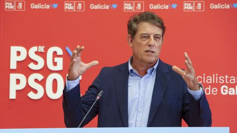 El secretario general del PSdeG, Jos� Ram�n G�mez Besteiro.