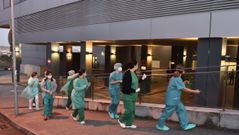 Trabajadoras de Urgencias del Chuac