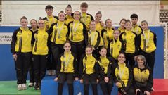 El equipo del Burgas al completo