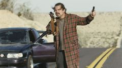 Leonardo DiCaprio en un momento de la gran vencedora de los premios �scar, �Una batalla tras otra�