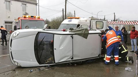 Accidente de tr�fico en Coristanco el mismo d�a que el percance viario que deriv� en el litigio que termin� en la Audiencia Provincial de A Coru�a.