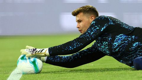 Josep Martnez, portero del Inter de Miln.