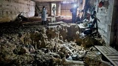 Vecina de Lavadores a la que se le inunda la casa cuando llueve