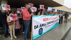 Concentraci�n por la supresi�n del �rea sanitaria de A Mari�a