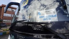 Imagen de archivo de un autob�s de transporte escolar