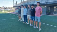 Taboada, Ponce, Llcer, Caveda, Morgade y Portela, en Oira