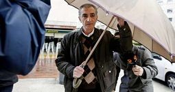 Julio Araújo, momentos antes de prestar declaración en los juzgados de Pontevedra el pasado 19 de diciembre. 