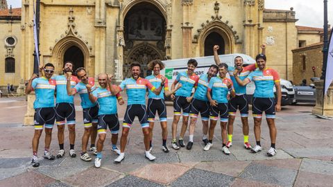#RetoChagas 2018. Chema Mart�nez y el equipo completaron los 790 kil�metros desde Madrid hasta Oviedo
