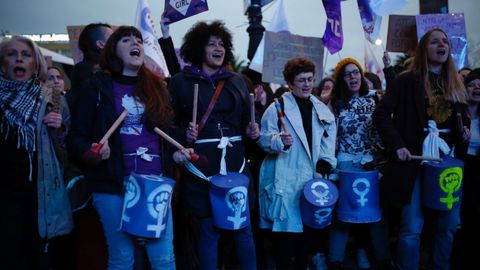 La manifestacin de A Corua