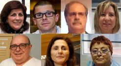 Dolores Vila, Fernando Mosteiro, Javier Cid, Ana Ferreiro, Crist�bal Galb�n, Pilar Posada e Isabel �lvarez