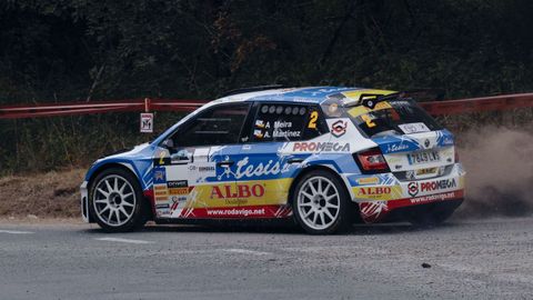 Meira y Martínez mantienen vivo el autonómico de ralis, tras su autoritario triunfo en la prueba carballiñesa