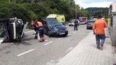 Accidente de tr�fico en Francelos