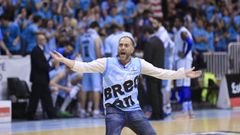 El m�tico speaker del Breog�n, Jos� Are�as, en una imagen del 2015