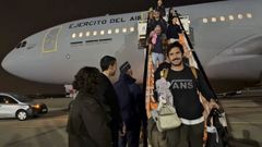 Avi�n del Ej�rcito del Aire con los 171 espa�oles repatriados de Ir�n.