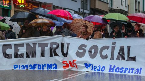 Los vecinos de El Cristo y Buenavista se manifiestan por la construcci�n del centro social