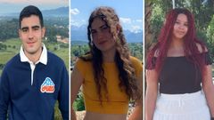 Martín Hermida se gradúa en Ingeniería en Tecnologías Industriales, Enma terminó terceró del doble grado de Educación Infantil e Primaria y Rachel cursa la carrera de Matemáticas.