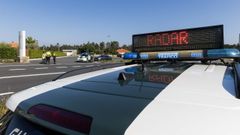 Rivas present ayer en Vimianzo una campaa de control de velocidad