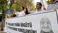 Protesta contra Glen en Ankara