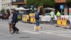 Las obras se han limitado, por ahora, a la apertura de una zanja y la colocaci�n de vallas
