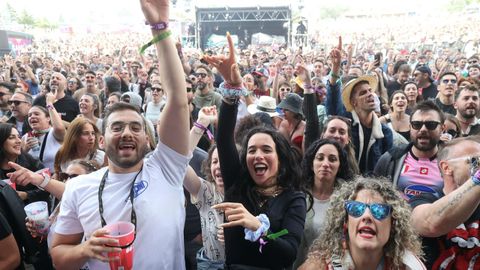 Público de O Son do Camiño durante la actuación de Siloé.