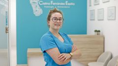 La pod�loga�Cristina Fern�ndez Espi�o tiene su cl�nica en la r�a Rafael de Vega de Lugo.