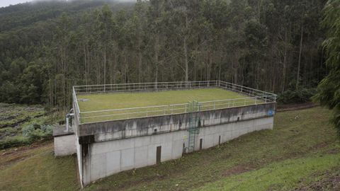 Depsito que abastece a la parte alta del municipio burelense