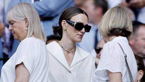 La actriz Keira Knightley, en las gradas