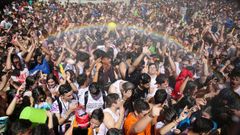 Vilagarc�a ya disfruta de la Festa da Auga