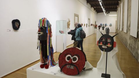 A exposici�n das m�scaras inaugurada este xoves poder� visitarse ata o 26 de abril no claustro alto do Museo do Pobo Galego.