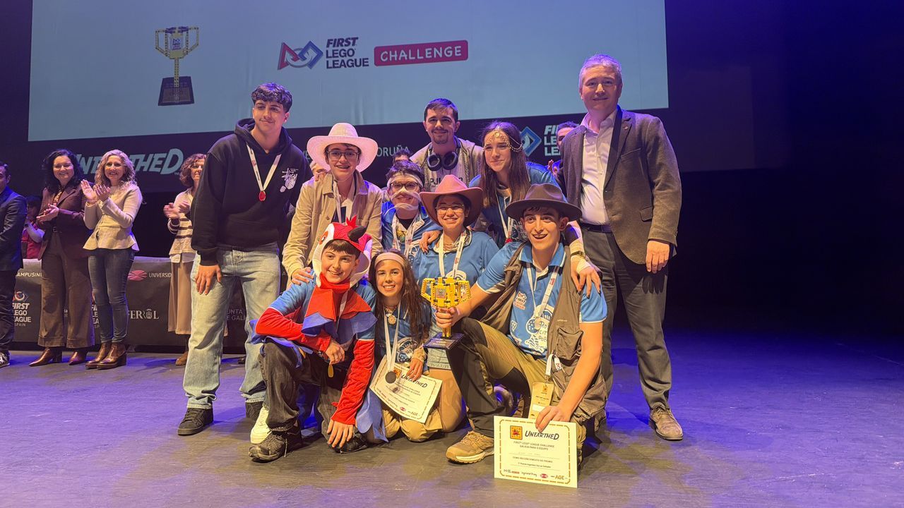 El talento robótico de Barbanza triunfa en la First Lego League Galicia y pone rumbo a la final nacional