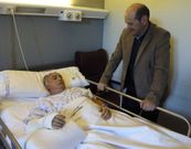 Louz�n visit� al utillero como presidente de la federaci�n.