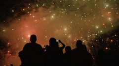 Fuegos de artificio en Allariz