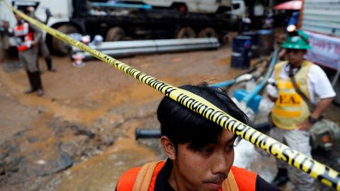 M�s de 1.300 efectivos trabajaron en las labores de b�squeda.