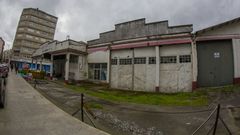 Antigua estaci�n de autobuses de Carballo, en la calle V�zquez de Parga