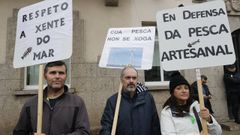 Manifestaci�n en A Coru�a contra la e�lica marina
