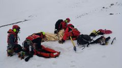 El escalador sueco fue trasladado al HUCA