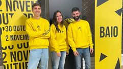 Alejandro Gndara, primeiro pola esquerda, na edicin 2024 dos Foucio
