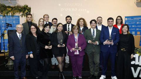 Todos los premiados con los Toxios D'Ouro