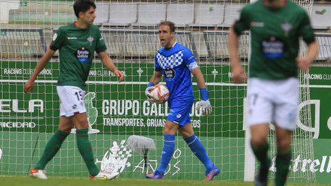 Diego Rivas, en su etapa como portero del Racing
