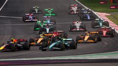 GP de Miami F1 2024.Fernando Alonso y Carlos Sainz durante el GP de Miami F1 2024