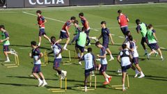 El Celta Fortuna�entrenar� en la tarde de este s�bado en Almer�a.