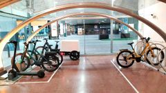 Aparcamientos para bicis que se instalar�n en las estaciones gallegas