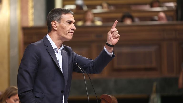 S�nchez comparece en el Congreso por�los casos de corrupci�n�que afectan al PSOE y a su entorno