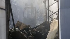 As qued la nave de Cosmticos Anfer tras el incendio