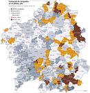 Variaci�n de ocupados en el �ltimo a�o