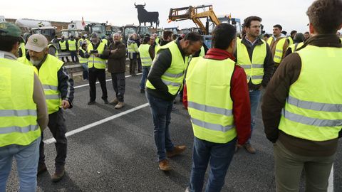 Protesta de agricultores en Toledo