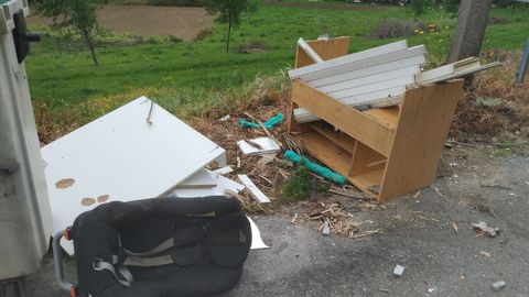 Residuos voluminosos en el municipio de Caldas de Reis